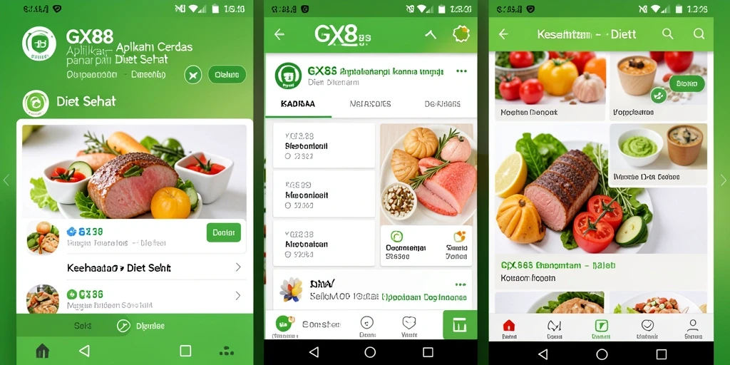 Tampilan antarmuka aplikasi GX88 yang ramah pengguna.