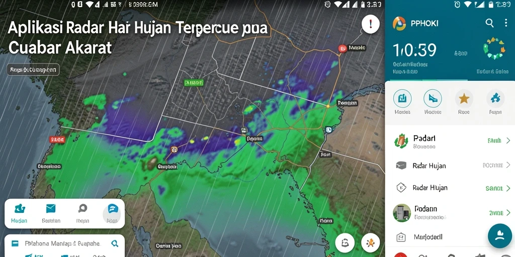 Tampilan antarmuka PPHOKI menampilkan data hujan secara jelas.
