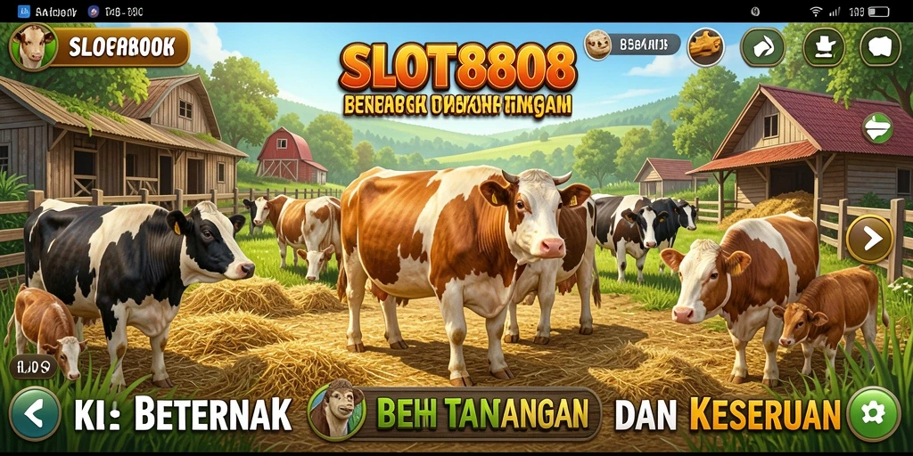 Tampilan antarmuka menarik dari game Beternak SLOT8808.